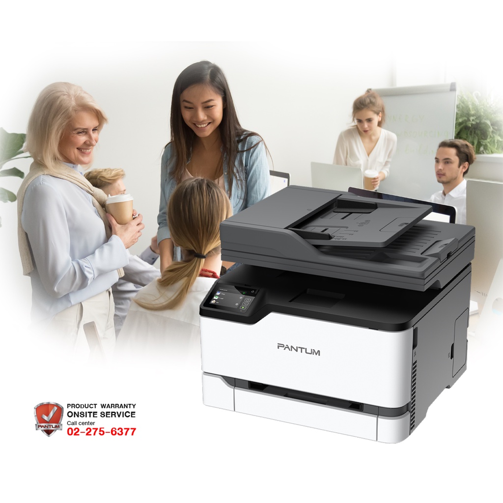 เครื่องพิมพ์เลเซอร์สี Pantum Color Laser MFP CM2200FDW Printer 3Yrs onsite [CM2200FDW#ICT]