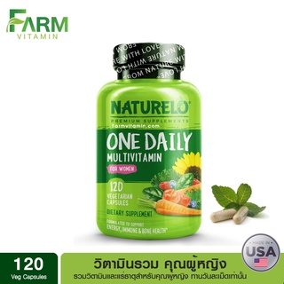 NATURELO, One Daily Multivitamin for Women, 120 Vegetable Capsules