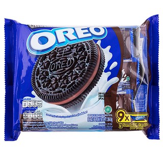 โอรีโอคุกกี้แซน์วิชรสช็อกโกแลต 256.5กรัม Oreo Chocolate Sandwich Cookies 256.5g.