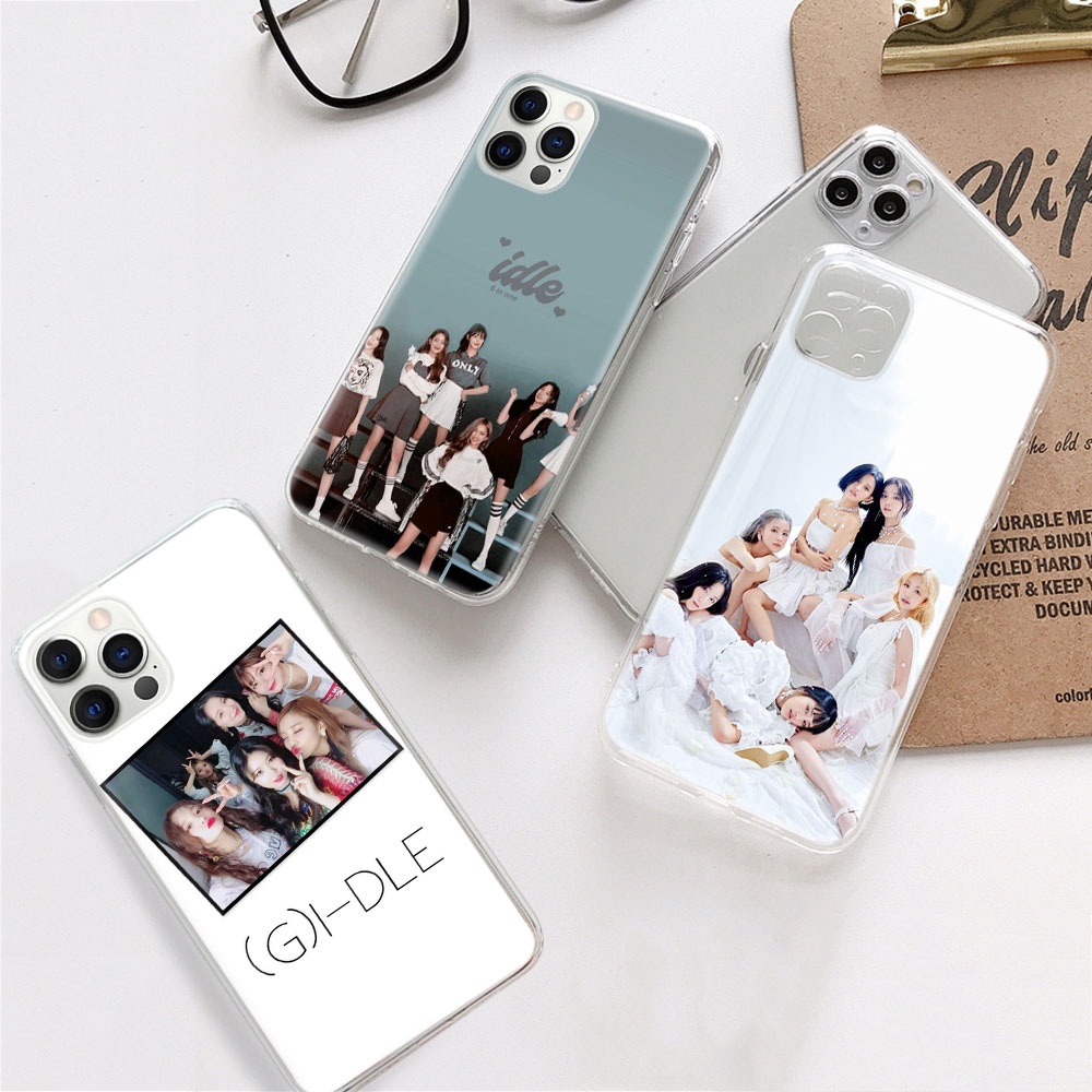 เคสใสแบบนุ่มเข้ากันได้สําหรับ Motorola Moto G9 Power Z2 Play G6 Plus Cover DV-1 (G) I-DLE