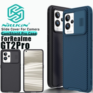 Nillkin Camshield Pro เคส สําหรับ Realme GT2 Pro Pc เคสฝาหลัง กระจกสไลด์ เคสโทรศัพท์