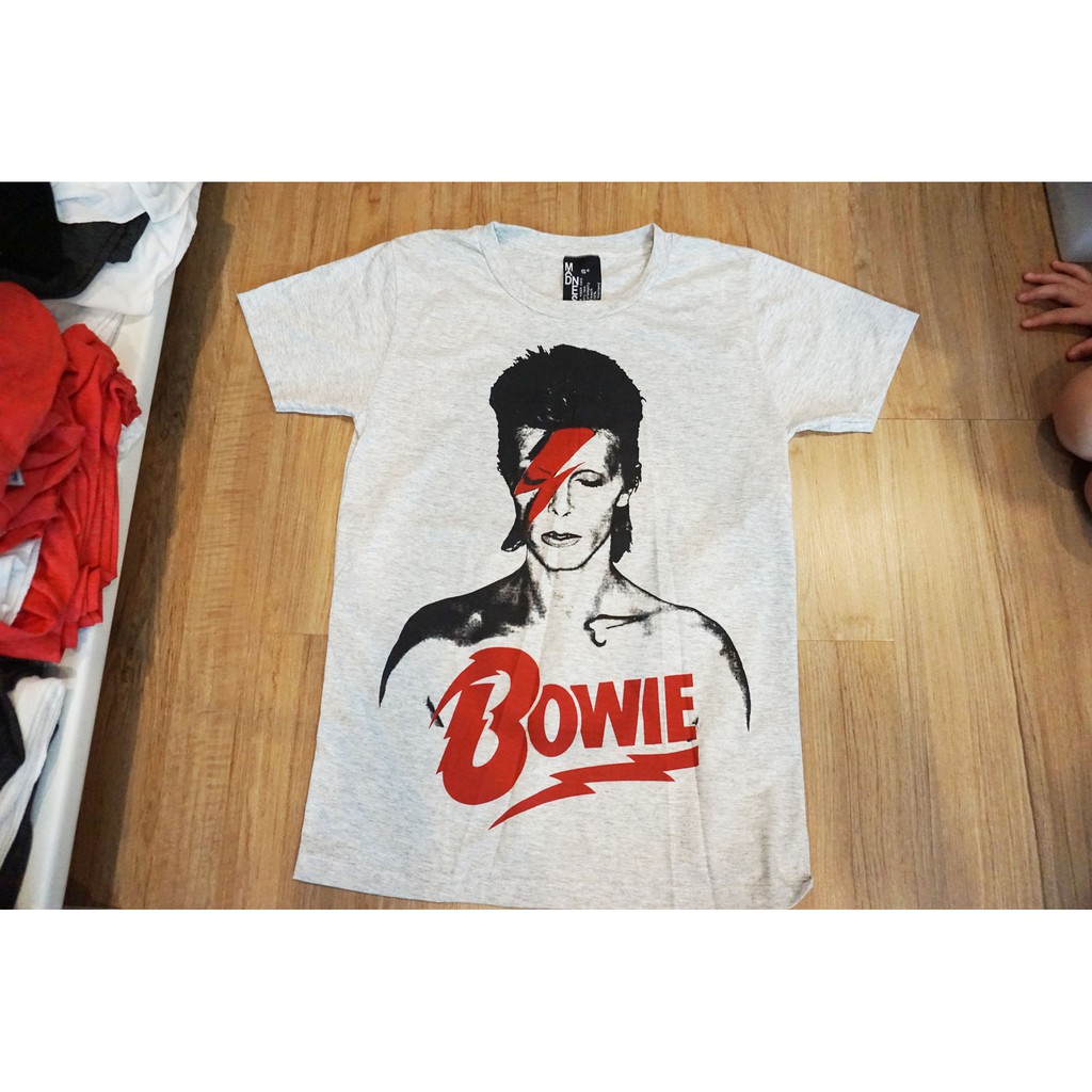 เสื้อยืด David Bowie T-shirtสามารถปรับแต่งได้