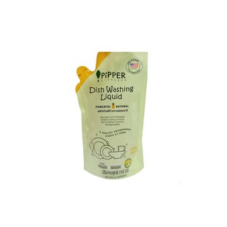 รีฟิล น้ำยาล้างจาน 750ml PIPPER ซีตรัส | PIPPER | DW CITRUS 750 ML น้ำยาทำความสะอาด อุปกรณ์ความสะอาด จัดเก็บและทำความสะอ