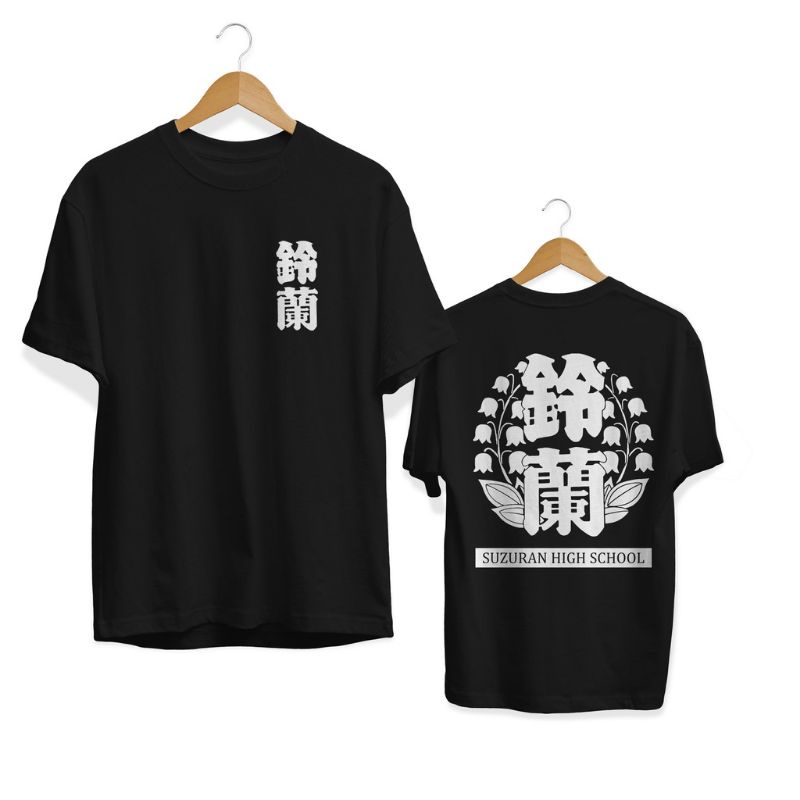 Suzuran Suzan HIGH SCHOOL CROWS ZERO EXPLOD GENJI TAKIYA SERIZAWA BOUYA BANDO Distro เสื้อยืด