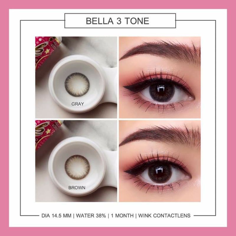 คอนแทคเลนส์ ลายฮิตในtiktok bella3tone