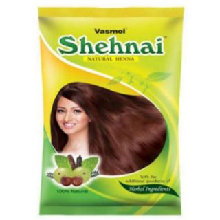 Vasmol Shehnai Henna เฮนน่า ผงสมุนไพรย้อมผม 150g. สีย้อมผม ธรรมชาติ ไม่มีสารเคมี