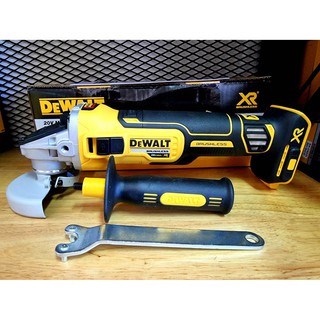 DEWALT เครื่องเจียร์ไร้สาย DCG405N(เครื่องเปล่า),DCG405P2(ครบชุด)  4 นิ้ว 18V BRUSHLESS MOTOR