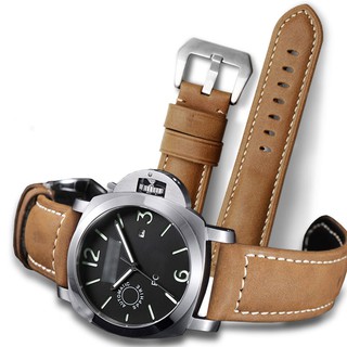 สายหนัง Crazy Horse Panerai สายนาฬิกาหนัง Handmade Cowhide Mens Panerai 22 24 26mm Watch Accessories