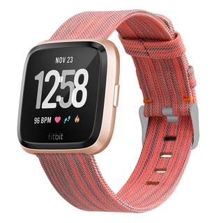 นาฬิกาวงสำหรับ Fitbit Versa / Versa 2 วงสายผ้าใบสร้อยข้อมือเปลี่ยนสำหรับ Fitbit Versa นาฬิกา 64001