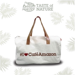 Café Amazon กระเป๋า คาเฟ่ อเมซอน Sport Bag ลาย Coffee Please