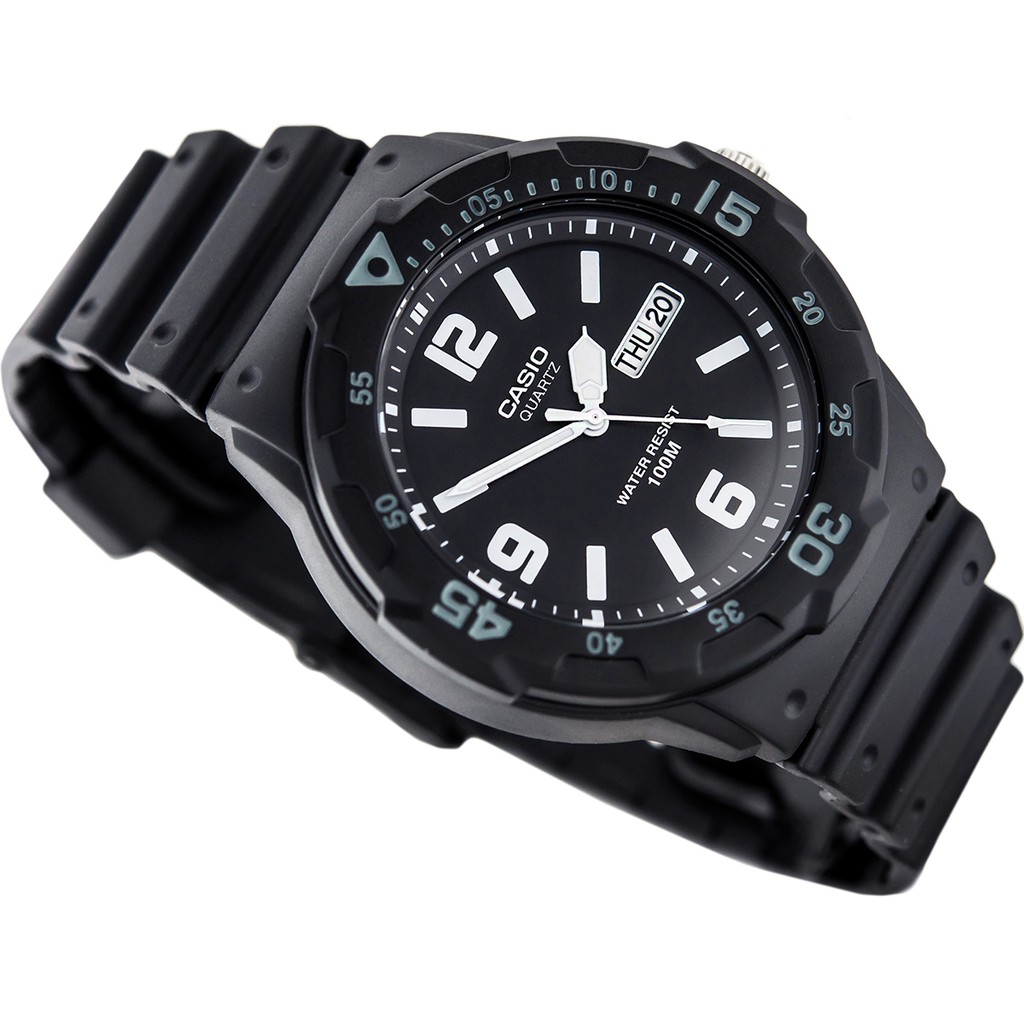 Casio นาฬิกาข้อมือผู้ชาย กันน้ำ 100m สายเรซิน รุ่น รูปที่ 3