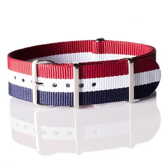 สายนาโต้ nato strap รุ่น Red White Navy