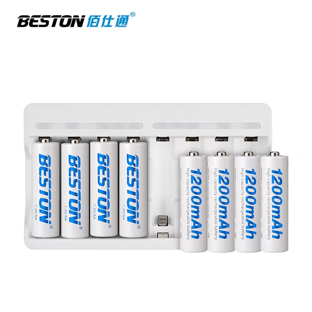 BESTON C833/C8003  เครื่องชาร์จ ถ่าน AA / AAA Ni-MH Ni-Cd 8 ช่อง