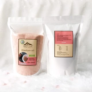 เกลือหิมาลายันสีชมพูป่น 1000กรัม มี อย.เกลือชมพู พรีเมี่ยม Himalayan fine pink salt