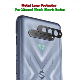 สําหรับ Xiaomi Black Shark 4 4s 5 RS Pro หรูหรา กล้องวงกลม เลนส์โลหะ ป้องกันรอยขีดข่วน เคสกันกระแทก แหวนป้องกัน