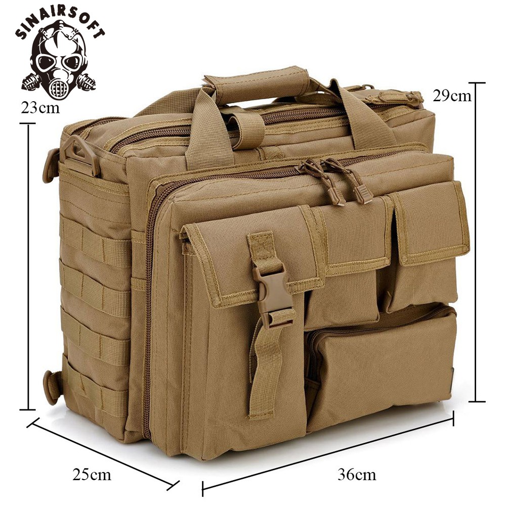 Mens Military Tactical Shoulder Messenger Bag Laptop Hand Tote Briefcase  Outdoor Kfax | Shopee Thailand