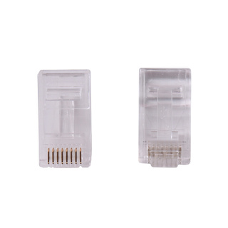 ✨นาทีทอง✨ LINK RJ45 PLUG (ตัวผู้) CAT6 รุ่น US-1002 (แพ็ค 10 ชิ้น) สีใส Electric &amp; Lighting Accessories