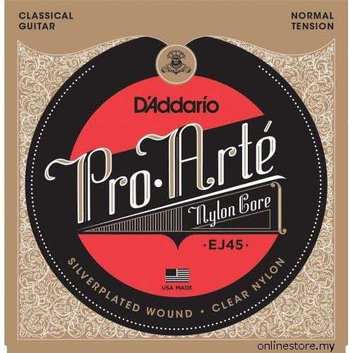 D'ADDARIO DAddario EJ45 Pro-Arte สายไนลอนกีตาร์คลาสสิก