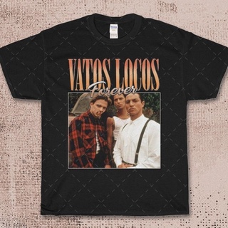 GILDAN ขายดี เสื้อยืดผ้าฝ้าย 100% พิมพ์ลาย Vatos Locos Forever Blood In Blood Out 1993 สไตล์วินเทจย้อนยุค สําหรับผู้ชายS