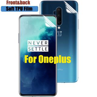 ฟิล์มหน้าหลัง Oneplus 7T 7 Pro 6 6T 5 5T หน้าและหลัง เต็มจอ ป้องกันหน้าจอ ฟิล์มหลัง