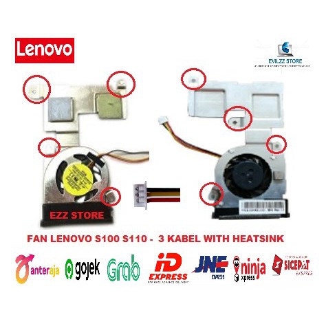 พัดลม LENOVO IDEAPAD S100 S100-NFO S110 DFS320805FR0T SEPA HY40J-05A เข็มทิศความร้อน