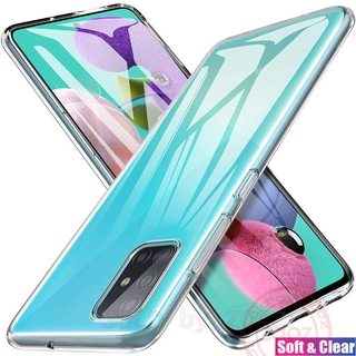 Samsung Galaxy A01 M01 Core M01s A11 M11 A31 M31 M31sTransparent Crystal TPU Soft Clear Silicon Back Cover Phone Casing for Galaxy A01 A01Core A11 A31 M01 M01Core M01s M11 M31 M31s