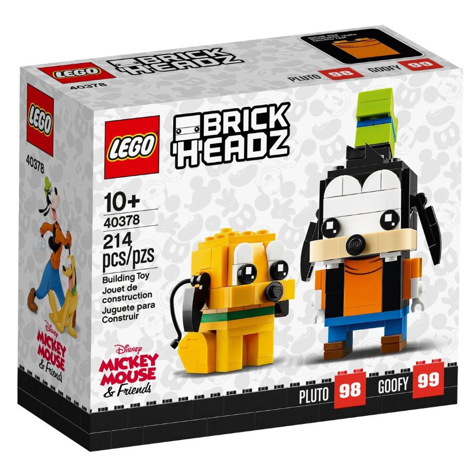 LEGO BrickHeadz Disney Goofy & Pluto 40378