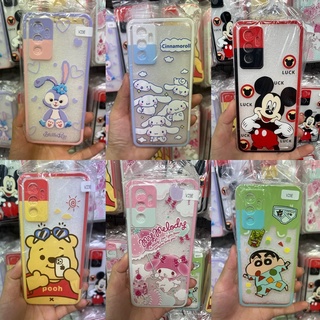 เคส ใสลายการ์ตูน  น่ารัก รุ่น Oppo A3s  A5sA7A12F9 A15 A15s Reno7(5g)  Reno7z(5g) Reno6z เคสชิริโคนนี่ม ลายการ์ตูนน่ารัก