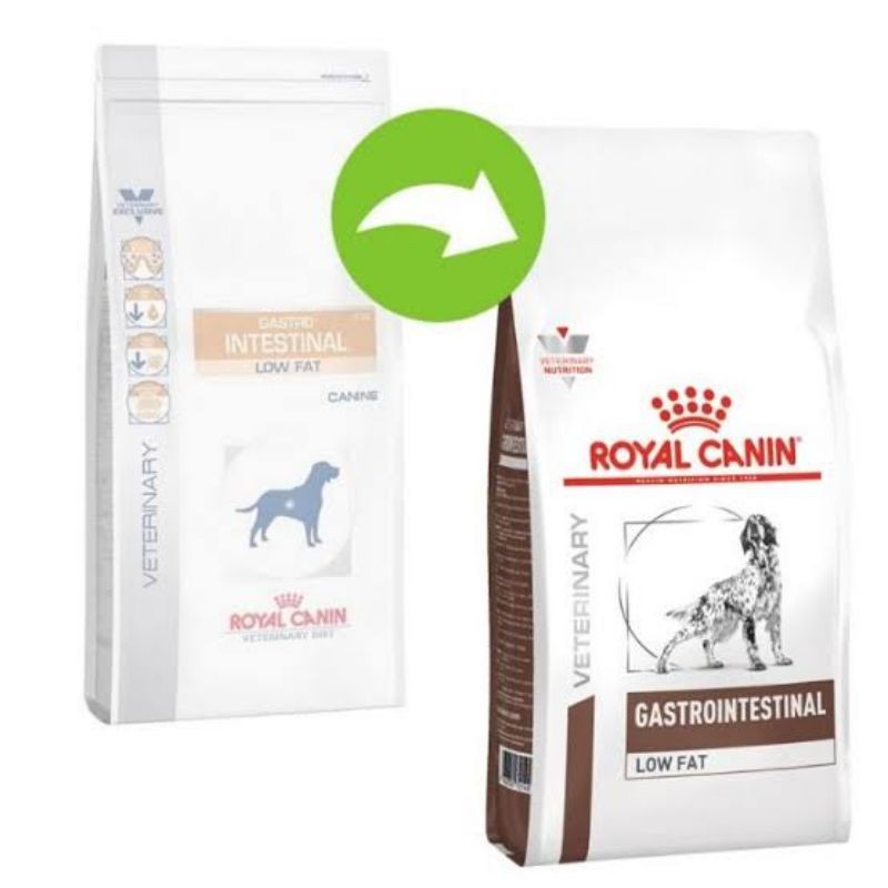 Royal canin​  Gastro INTESTINAL LOW FAT  ตับอ่อนอักเสบ หรือมีปัญหาการย่อยไขมัน 1.5 kg. Exp.04/22