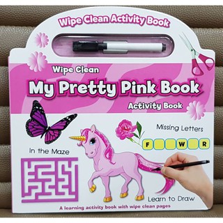 Wipe-clean my pretty pink book