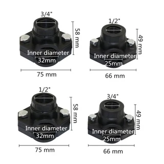 1/2 "3/4" ท่อข้อต่อคงที่ DN32/25 ท่อหนีบการเกษตรประหยัดน้ําชลประทานซ่อมท่อน้ํา