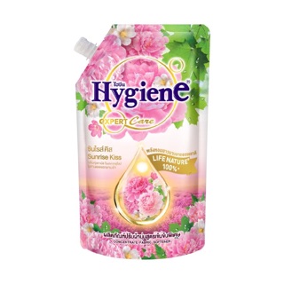 1300 ml. Hygiene Fabric softener Expert Care Life Nature กลิ่น sunrise kiss