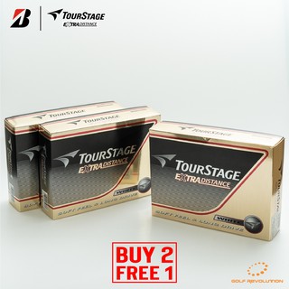 [Buy2, Free1] Bridgestone - TourStage Extra Distance White , Price: 840 THB/dz