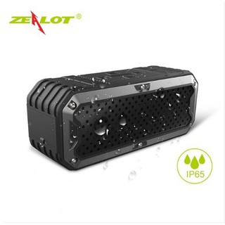 ZEALOT S6 3D Stereo Bluetooth Speaker ลำโพงบลูทูธไร้สาย ลำโพงบูลทูธกันน้ำ Power Bank Built-in 4000mAh Battery