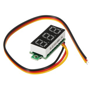 DIY 3 Digit LED Digital Voltmeter Module 0 - 100 VDC 0.28"