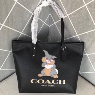 COACH ใหม่กระเป๋าช้อปปิ้ง Dumbo