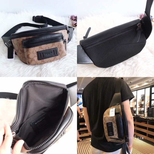 Coach F78727 Terrain belt bag ใบนี้จะคาดอก คาดเอว หรือสะพายไหล่ก็ดูดี ลุคไหนก็ดูหล่อค่ะ