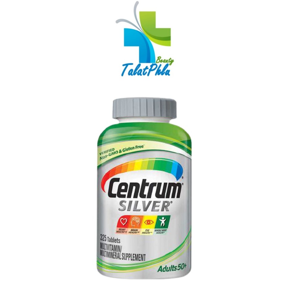 Centrum Silver Adult 50+ เซ็นทรัม ซิลเวอร์ อดัลท์ [325 เม็ด] [1 กระปุก]