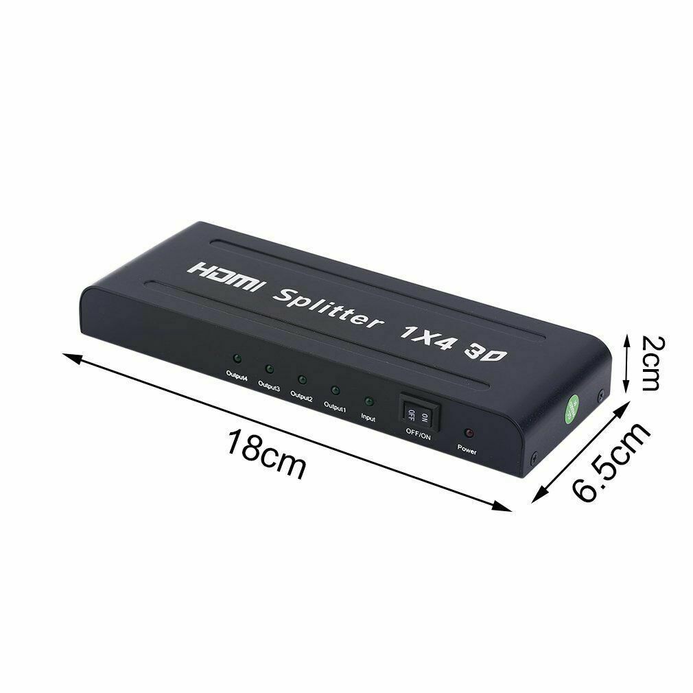 เอดดีเอ็มไอ HDMI splitter 1x4 เข้า1ออก4จอ FULL HD 3d รูปที่ 3