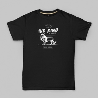 เสื้อยืดผู้ชาย Wildworks-The king (black)