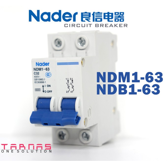 Nader Breaker NDM163 / NDB163 (1P) นาเดอร์ เบรคเกอร์ Shopee Thailand