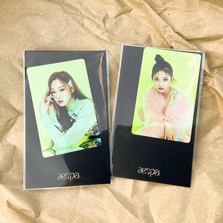 [พร้อมส่ง] aespa SM Global Shop Black Mamba Limited Photocard karina, giselle, ningning