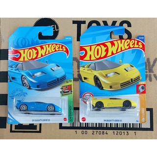 Hotwheels รถเหล็ก1/64 '94 Bugatti EB110 SS สามารถซื้อรวมกันกับคันอื่นได้(ดูสินค้าในร้านคลิ๊กที่รูปร้าน)