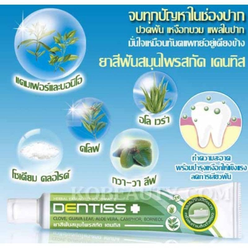 มิสทิน ยาสีฟันสมุนไพรเดนทิส สเปรย์ระงับกลิ่นปากเดนทิส แปรงสีฟันเดนทิส รูปที่ 3