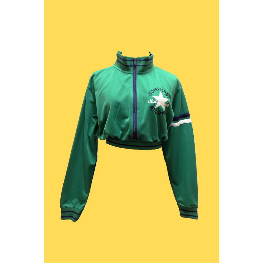 Jacket จั๊มเอว ลายConverse : สีเขียว