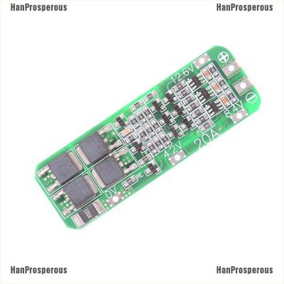 Hanprosperous บอร์ดป้องกัน Li-Ion Pcb Bms 12 . 3s 20 A 18650