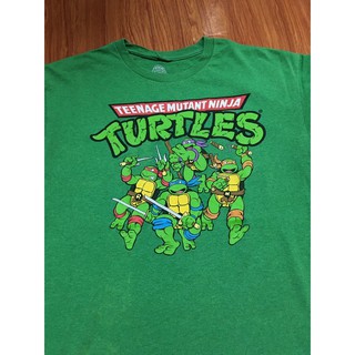 เสื้อยืดวงโลหะ เสื้อ NINJA TURTLES (2015) Size M