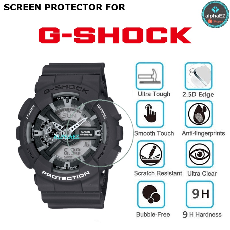 Casio G-Shock GA-110C-1A Series 9H กระจกกันรอยหน้าจอนาฬิกา GA-110