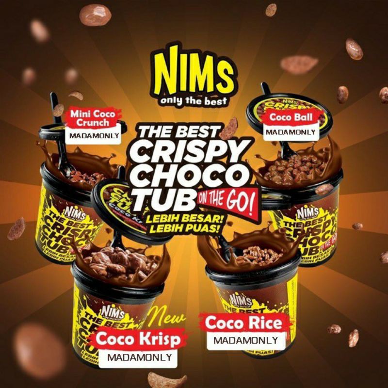 Nims Coco โกโก้ครันซ์ราดช็อกโกแลตEXP:(XX/11/26)