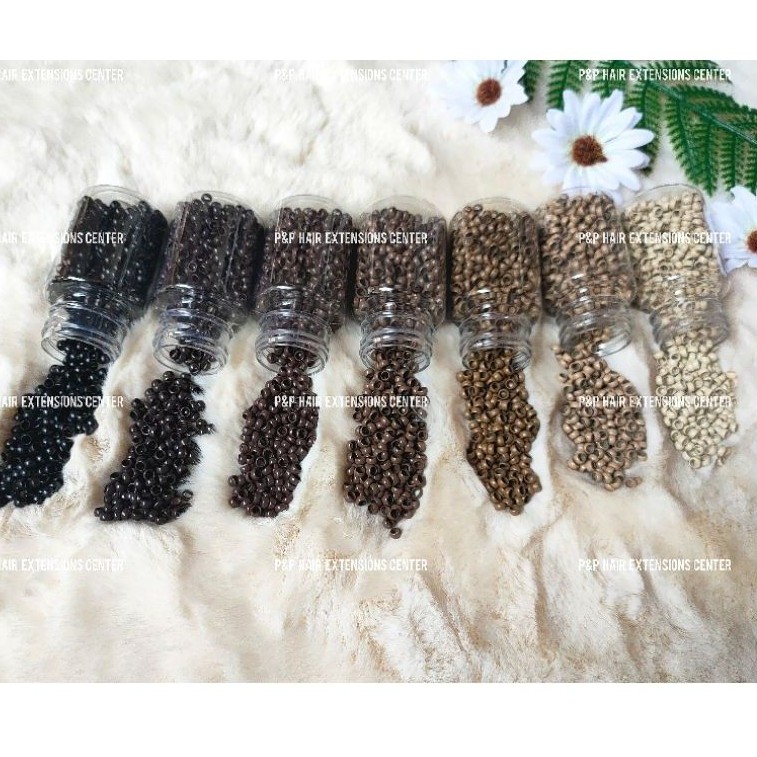 นาโนริง 4 มิล กิ๊บต่อผมนาโนเบอร์ L เกรดคุณภาพ มีปริมาณหลากหลายให้เลือกตามความต้องการ ต่อง่าย เบาสบายหัว มี 7 สี ให้เลือก - รูปที่ 2